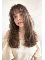 キイ ギンザ(k.e.y GINZA)&nbsp;顔周りレイヤー/レイヤーカット/バタフライカット/レイヤー