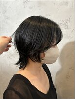 ノラキチジョウジ(NORA KICHIJOJI) 顔周りレイヤーカットシースルーバング耳かけくびれミディアム