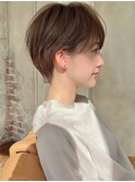 マッシュショートボブ30代40代小顔銀座面長丸顔クールショート