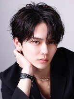 リップス 表参道店(LIPPS)&nbsp;韓国風耳掛けウルフショート毛流れパーマかきあげヘア