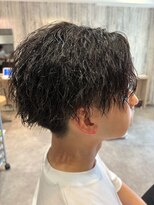 エヌアンドエー せんげん台店(N&A) 黒髪無造作ニュアンスメンズパーマ