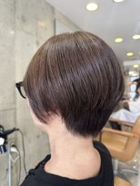 ヘアーアンドメイク ファット(Hair&Make PHAT)&nbsp;大人可愛いショートナチュラル丸みグレージュカラー30代40代50代