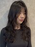 【2回目/コテ巻き風♪】カット+デジタルパーマ+プレTr ￥10,150