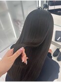 透明感カラー髪質改善ダブルカラー韓国レイヤーカット前髪顔周り