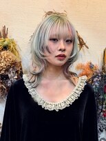 ミムデオム(MIMU de HOMME)&nbsp;ロングウルフ×デザインカラー