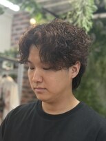バーシャミ 博多(Baciami)&nbsp;自然な質感で垢抜けるシャドウパーマで作るメンズヘア