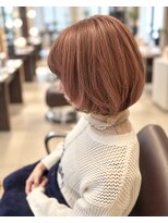 パーティー PAR-TY 本店&nbsp;30代40代 大人可愛いピンクベージュボブ
