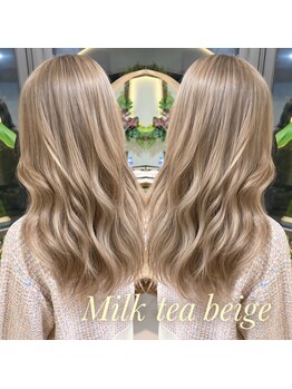 サロンレピア(Salon LEPIA)の写真/髪質改善とブリーチカラーで色持ちを長くする！透明感あふれるスタイルへ♪