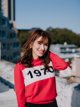 美容室 リズヘアー 稲毛店(Riz hair) ナチュラルグラマラスセミディ