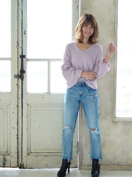 プリムワークス hair&nail Prime works 軽やかでフワッとミディvol.2