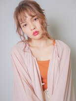 ジーテ(gite)&nbsp;後れ毛たっぷりくるりんぱアレンジ　「横浜/髪質改善/縮毛矯正」