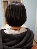 ルークス 中央林間(LOOOKS)&nbsp;前下がり　黒髪ボブ