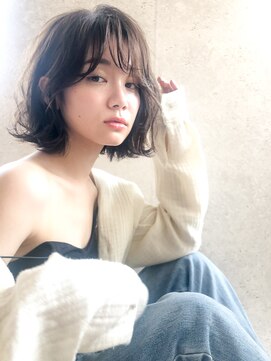 ケイト(kate) kate大宮 セミウェットウェーブ×切りっぱオリーブグレージュ
