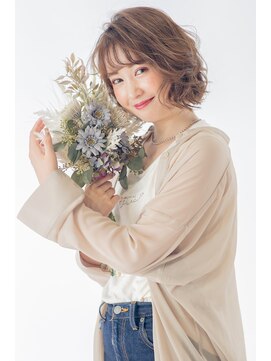 ブリング バイ スノードロップ 吉祥寺(BRING by Snowdrop) 前髪/マチルダボブ/ピンクベージュ/インナーグレージュ/吉祥寺