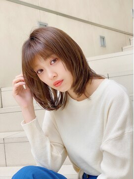 ミッシェル アフロート(michelle afloat) Ｃカーブカット×透明感カラー