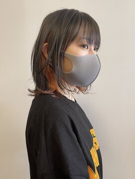 アヴァンス 北花田店(AVANCE) *オレンジ×ボブ