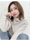 【branch 鬼塚】  大人センターパートのカジュアルミディ