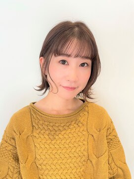 アズールサン 草加西口店(azule-sun) 大人かわいい くびれボブ ヨシンモリ ネオシースルーバング