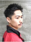 メンズショート ツーブロック ワイルド