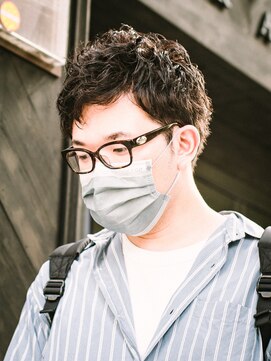 デフ(def) メンズ 大人のセミウェットパーマショート