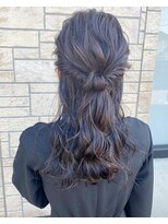 フィオーレ ヘアデザイン(FIORE hair design)&nbsp;ハーフアップ 結婚式 お呼ばれ