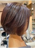【超高濃度水素カラー】大人ボブスタイル