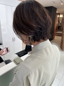 ラ シェンテ エイジア 川西(La Sente Aja) くびれボブ×インナーカラー