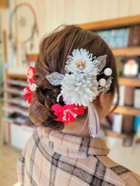 ヴァニラ(Vanilla) 成人式前撮りヘアセット