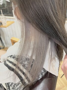 ビー オン ディー ヘア 池袋(BonD hair) #ホワイトラベンダー【池袋/髪質改善/ハイライト】