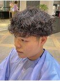 波打ちスパイラルパーマ