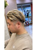 ブリーチ×ソフトツイストパーマ