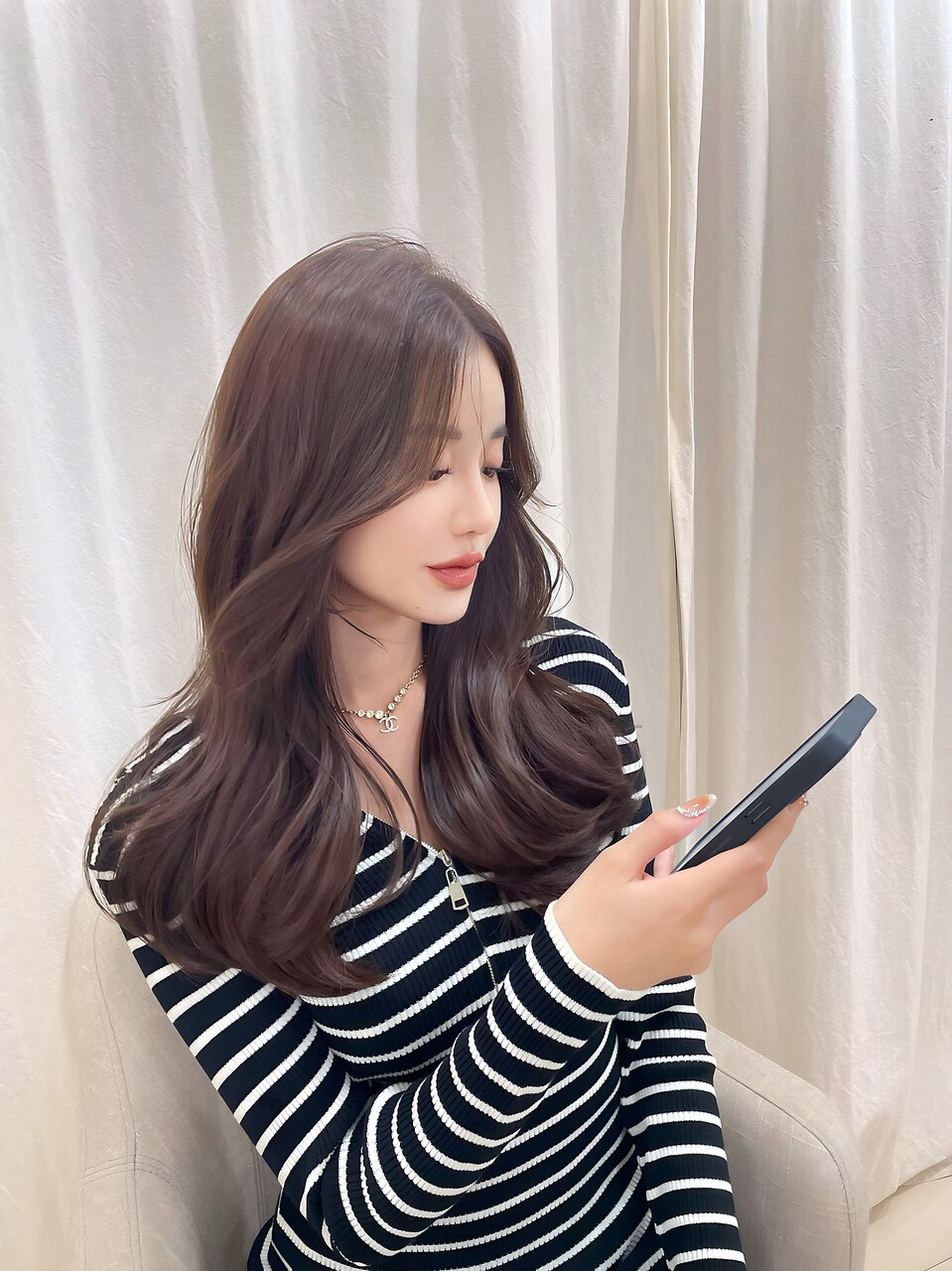 色気韓国ヘア