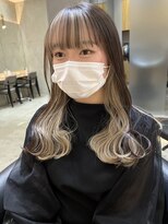 ロンドワン 三宮元町(Lond one) 前髪インナーカラー/フェイスフレーミング/エアリーロング