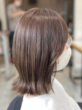 アトリエコア(Atelier Coa) ミルクティーピンクベージュカラーくびれヘアグレージュカラー