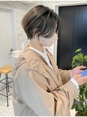 ショートヘア/ボブ/可愛い丸み/簡単スタイリング/20代30代