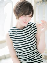 モッズ ヘア 福岡姪浜店(mod's hair) mod's姪浜/インナーカラー美髪シルキーベージュ丸みショートh