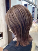 ヘアメイク アリエス 岩切店(HAIR MAKE aries) 白髪ぼかしハイライト ウルフレイヤー 40代/50代/30代/ミセス