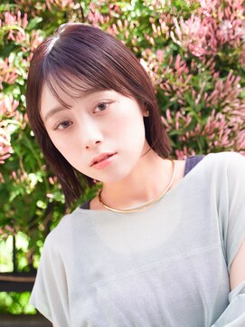 シャロン(SHARON) 【SHARON】雰囲気ボブ×クリアブラウン