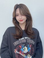 アフロート ディル(AFLOAT D'L) 小顔ワイドバングくびれヘア前髪ロングレイヤー韓国ヘア