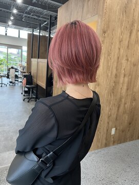 アノネ(anone) ボブレイヤー×ピンク系カラー