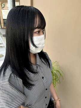 ココカラヘアー ニコ(cococara hair nico) フェイスレイヤー/ロングボブ/小顔カット/暗髪