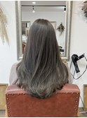 【美髪】透け感うる艶グレージュ..~**.