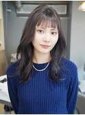 ハイレイヤー/ミディアム・ロング/20代/30代/顔周り・フェイス
