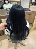 ブルーブラック　ネイビーブルー　ブルーカラー