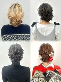 名駅　ヘアアレンジ2200円　ヘアセット3300円