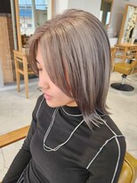 ネオリーブ ジューク 日吉店(Neolive JuQ)&nbsp;日吉/綱島　ホワイトグレージュミニウルフデジタルパーマ