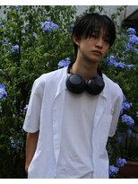 センス 渋谷 宇田川交番前(SENSE)&nbsp;フェザーパーマ/ニュアンスパーマ/韓国マッシュ/ブルーブラック