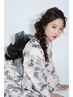 浴衣着付けヘアセット (6:00~9:00)
