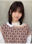 10/20/30代◎顔周りレイヤースタイルミディアム内巻き