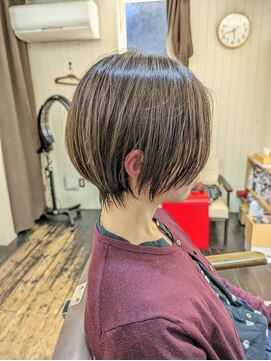 ヘアーギャラリー インディ(hair gallery indy) ショートボブ ハンサムショート
